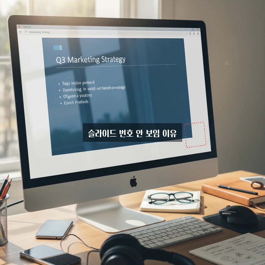 PPT 슬라이드 번호 안 보임 해결 관련 이미지 3