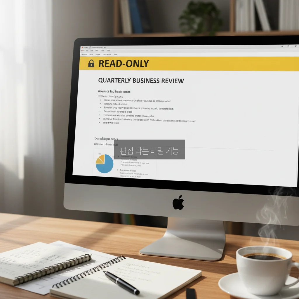 PPT 읽기 전용 저장 및 수정 제한 설정 관련 이미지 3