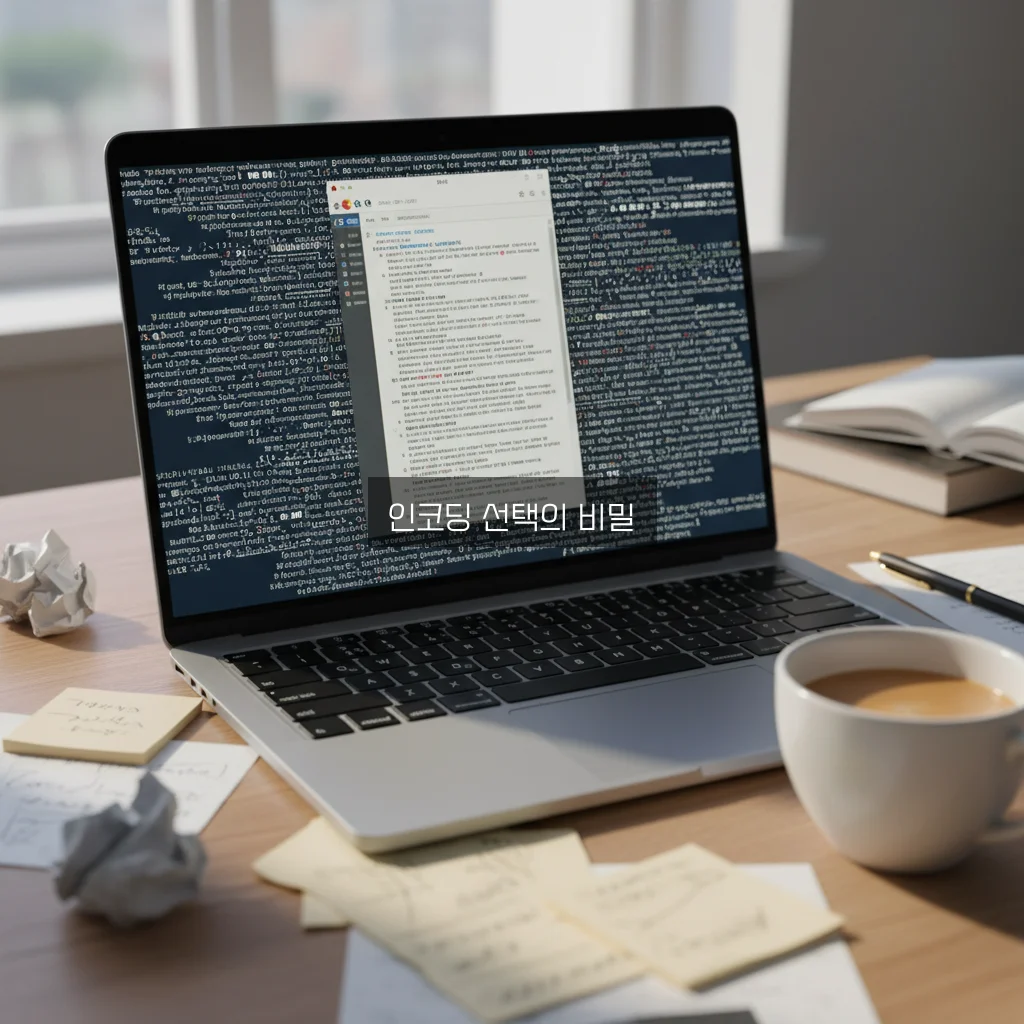 메모장 글자 깨짐 믜??? 해결 (UTF-8) 관련 이미지 1