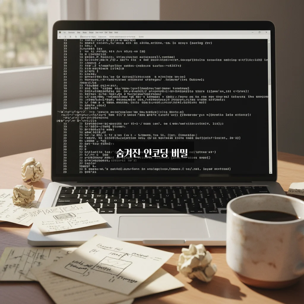 메모장 글자 깨짐 믜??? 해결 (UTF-8) 관련 이미지 2