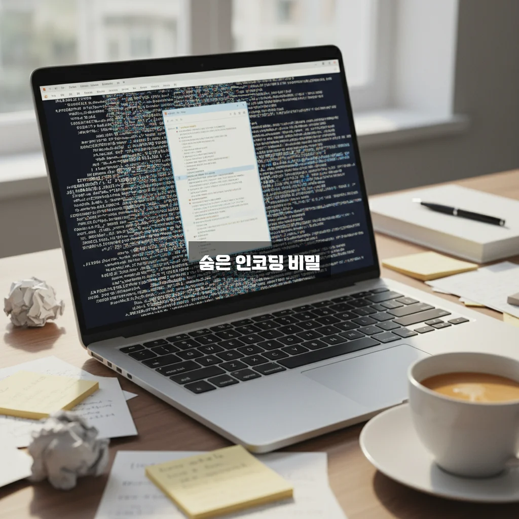 메모장 글자 깨짐 믜??? 해결 (UTF-8) 관련 이미지 3