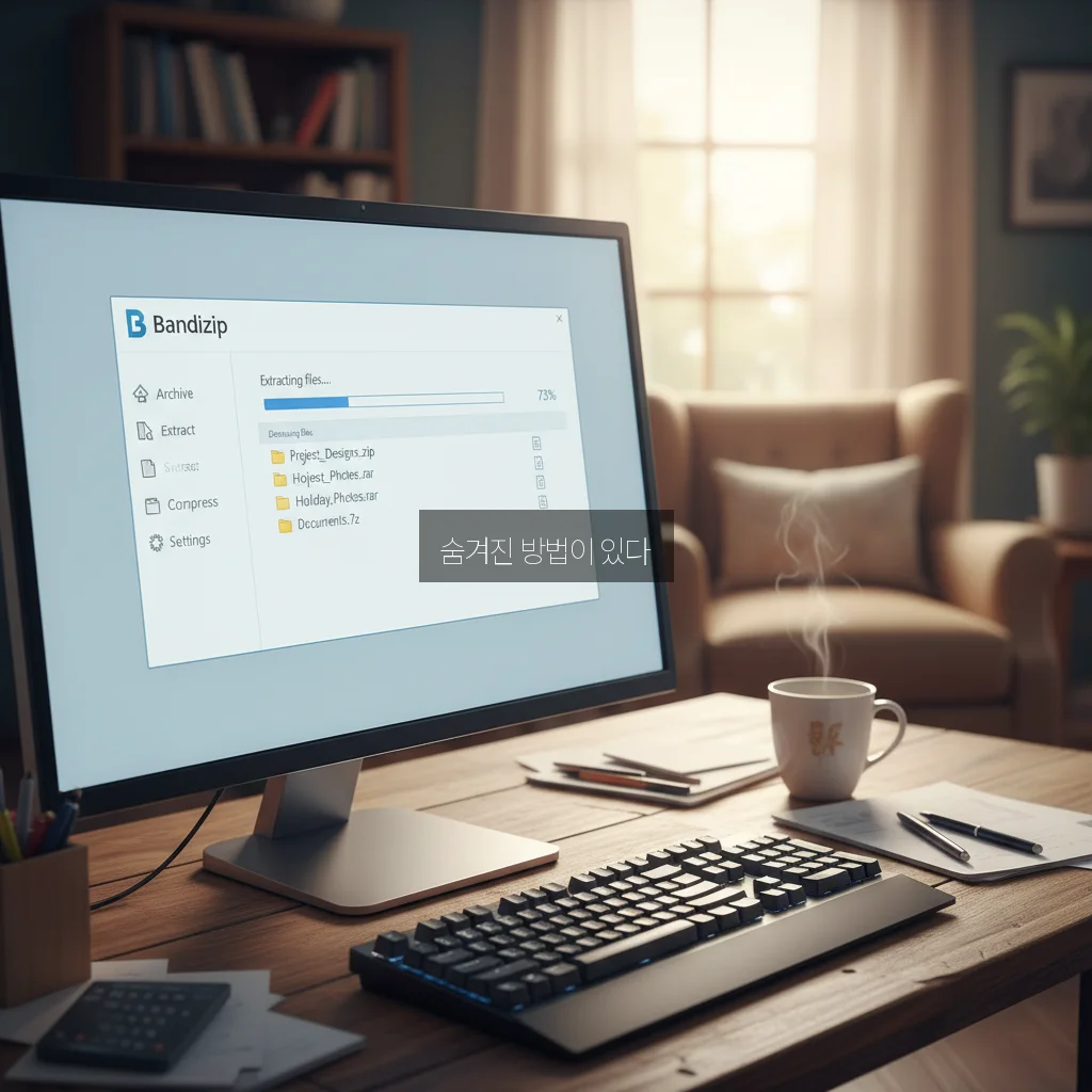 반디집 분할 압축 푸는 법 관련 이미지 2