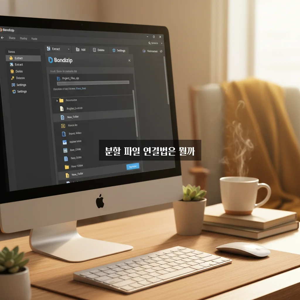 반디집 분할 압축 푸는 법 관련 이미지 3