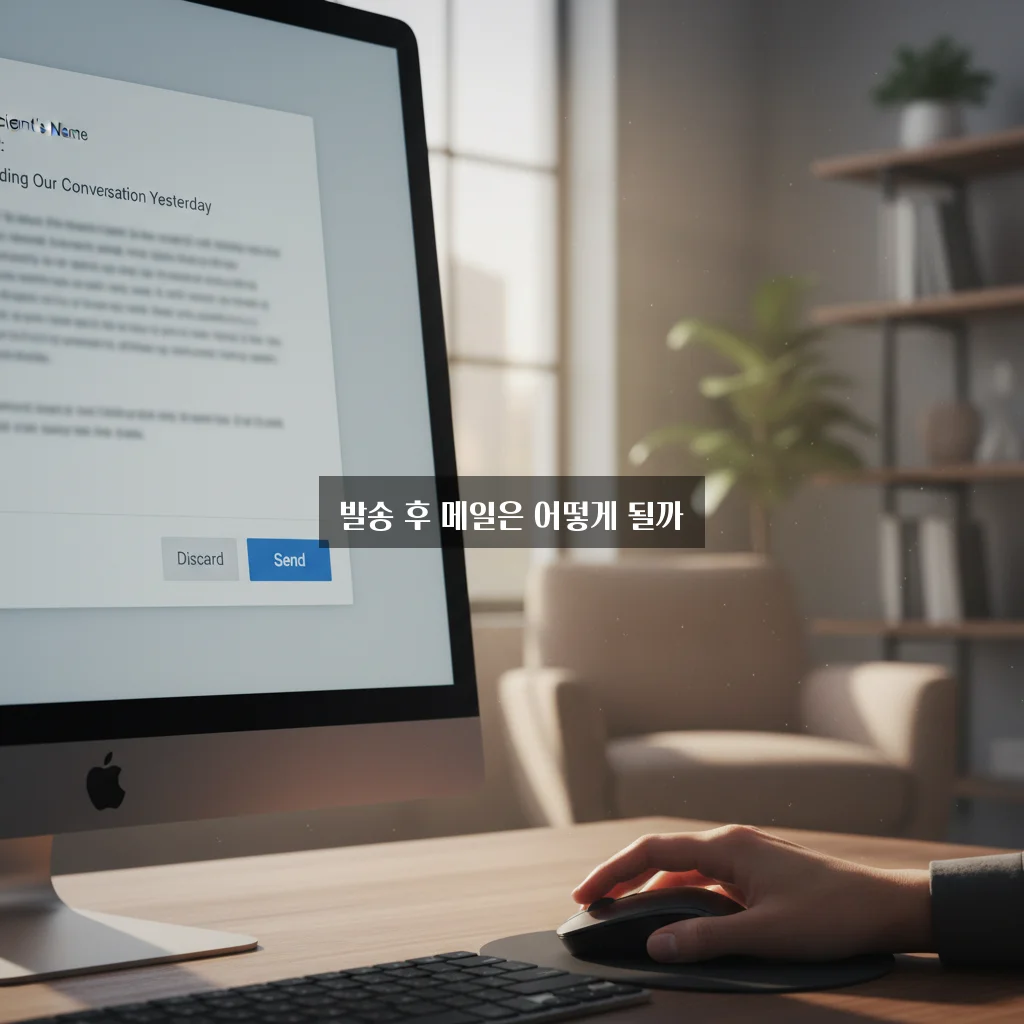 아웃룩(Outlook) 메일 발송 취소 가능할까? 관련 이미지 1