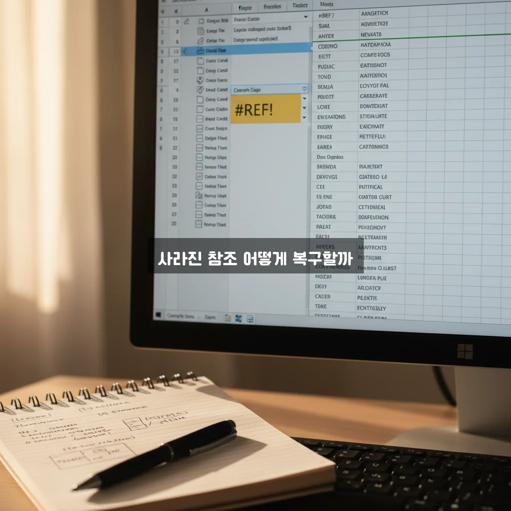 엑셀 #REF! 오류 참조 셀 삭제 해결 관련 이미지 3
