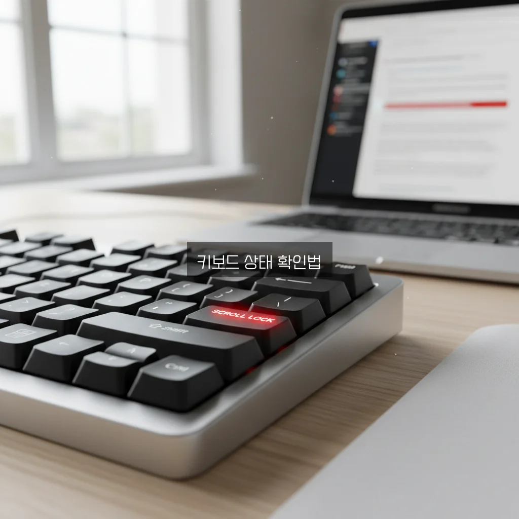 엑셀 방향키 이동 안됨 스크롤 락(Scroll Lock) 해제 관련 이미지 1