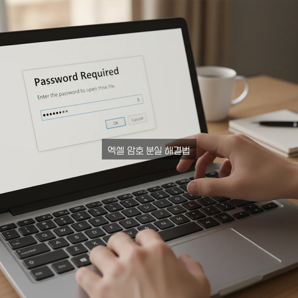 엑셀 암호 설정 및 해제 (비밀번호 분실 시?) 관련 이미지 1