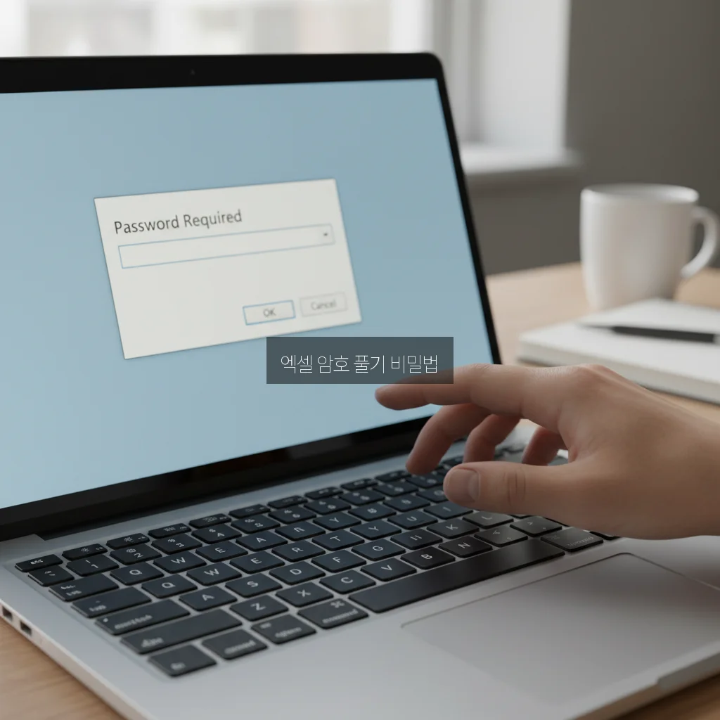엑셀 암호 설정 및 해제 (비밀번호 분실 시?) 관련 이미지 2
