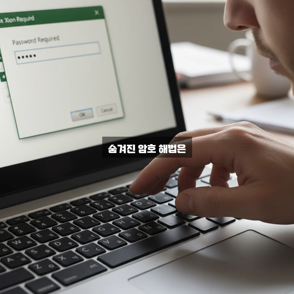 엑셀 암호 설정 및 해제 (비밀번호 분실 시?) 관련 이미지 3