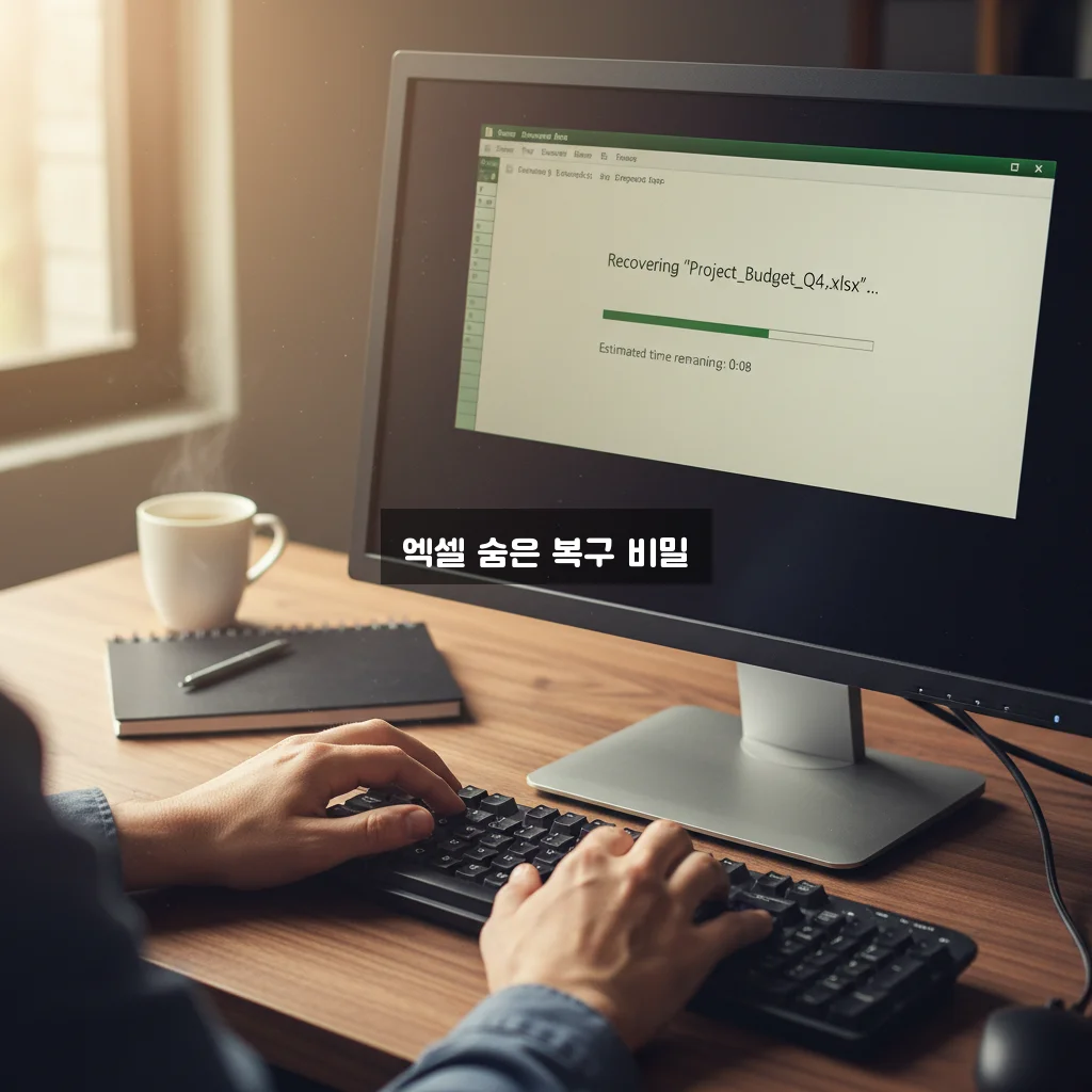 엑셀 저장하지 않은 파일 복구 방법 (자동 저장 위치) 관련 이미지 3