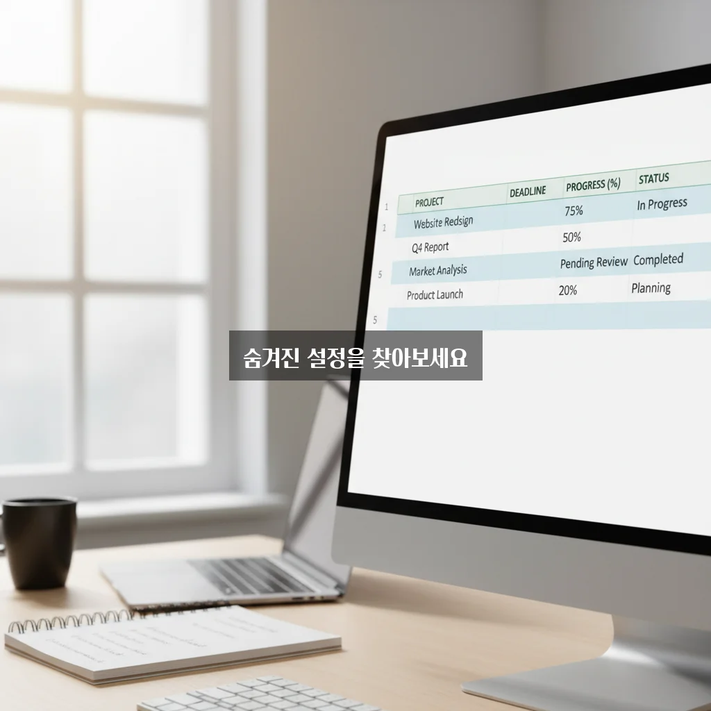엑셀 페이지 나누기 점선 없애기 관련 이미지 3