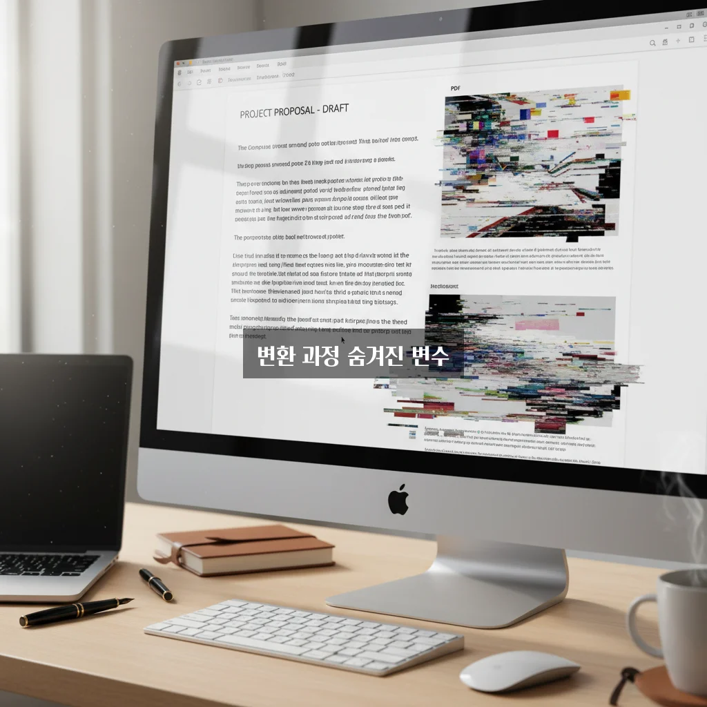 워드 PDF 변환 시 이미지 깨짐 해결 관련 이미지 3