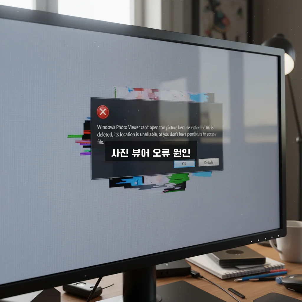 이미지 파일 열기 오류 (윈도우 사진 뷰어) 관련 이미지 3