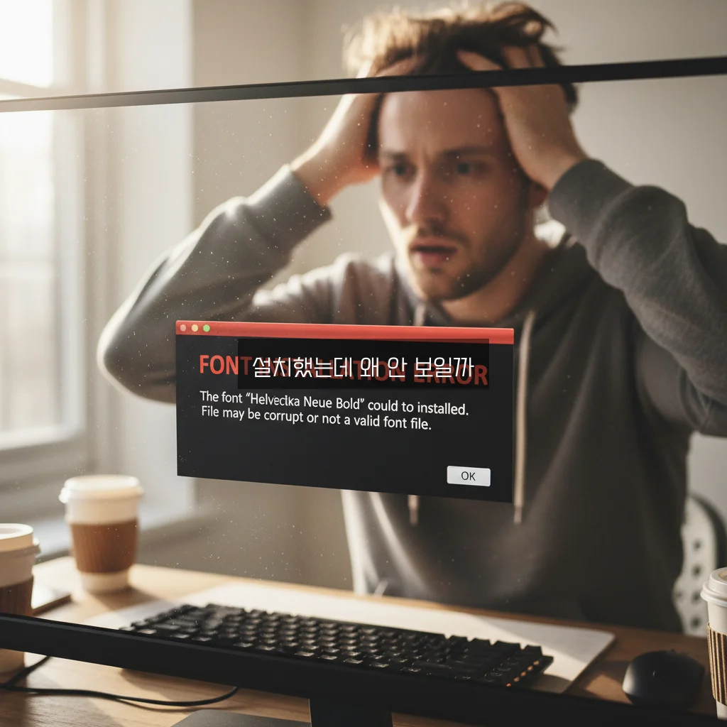 폰트 설치했는데 안 뜸 (모든 사용자용 설치) 관련 이미지 3