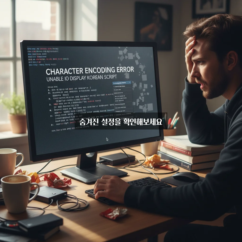 한글 그림 안 보임 엑박 뜰 때 설정 관련 이미지 2