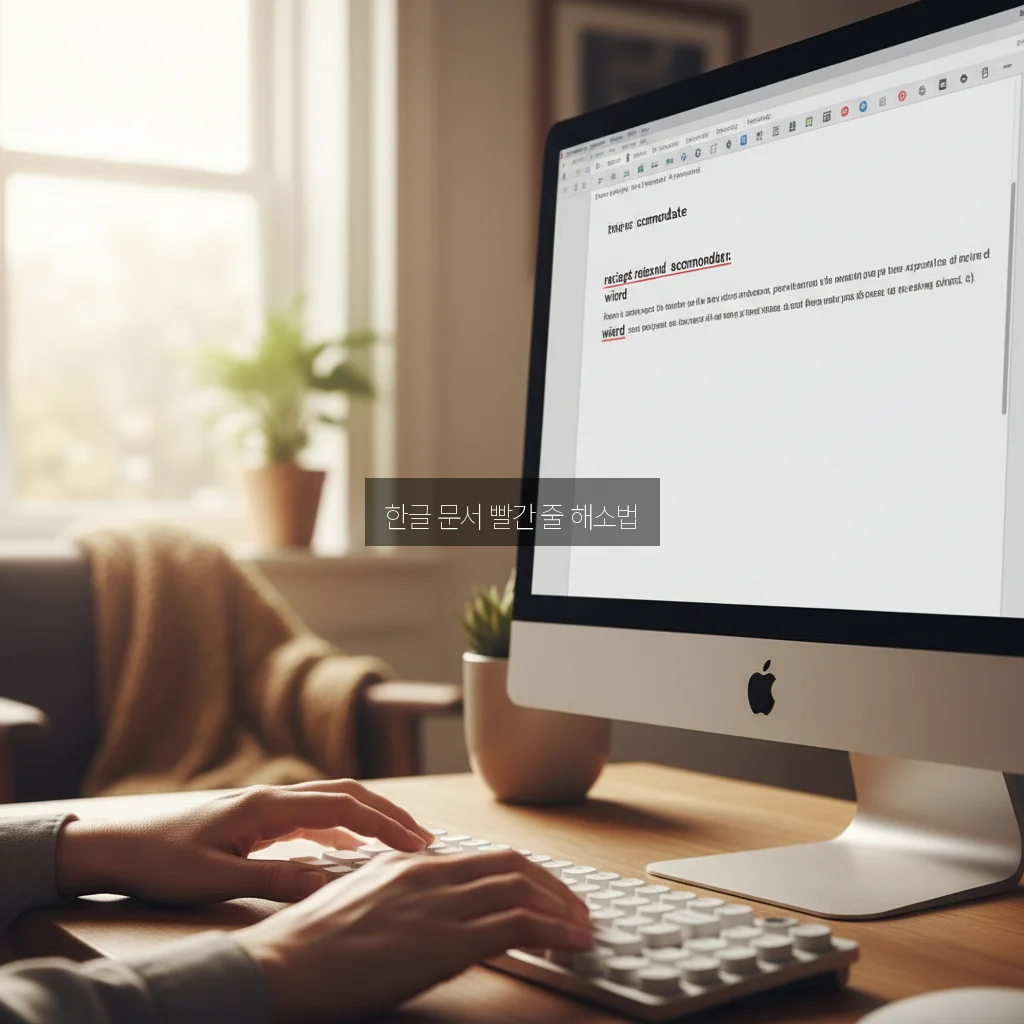 한글 빨간 줄 없애기 (맞춤법 도우미 끄기) 관련 이미지 1