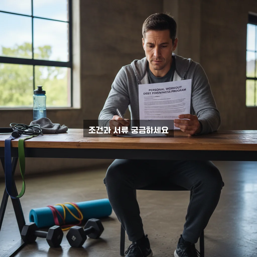 개인워크아웃 원금 탕감 조건 및 신청 서류 관련 이미지 1