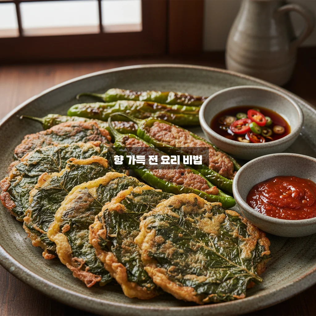 깻잎전/고추전 만들기 관련 이미지 3