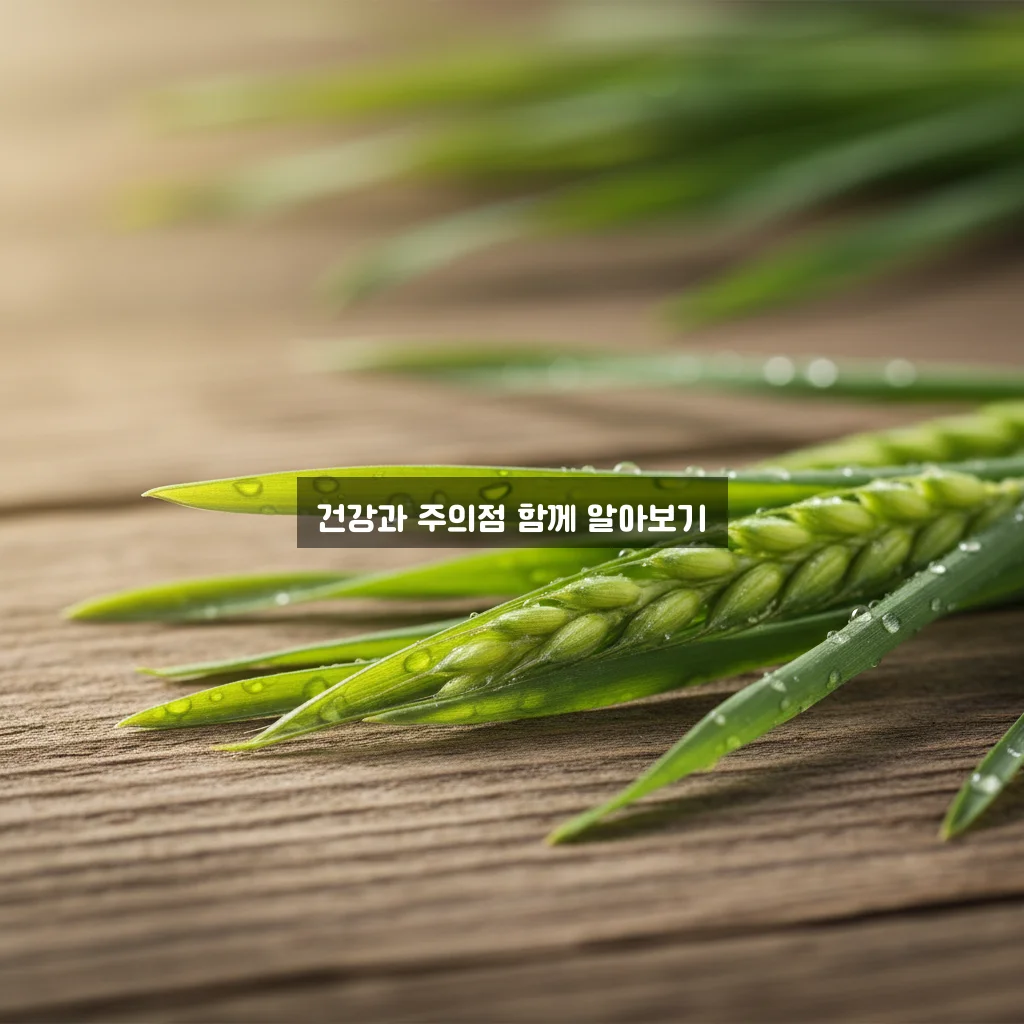 새싹보리 효능/부작용 관련 이미지 3