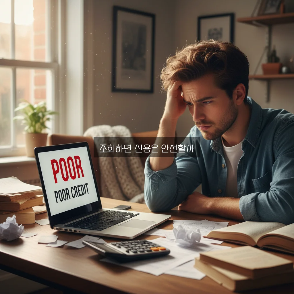 서민금융진흥원 맞춤대출 조회 신용점수 하락 여부 관련 이미지 1