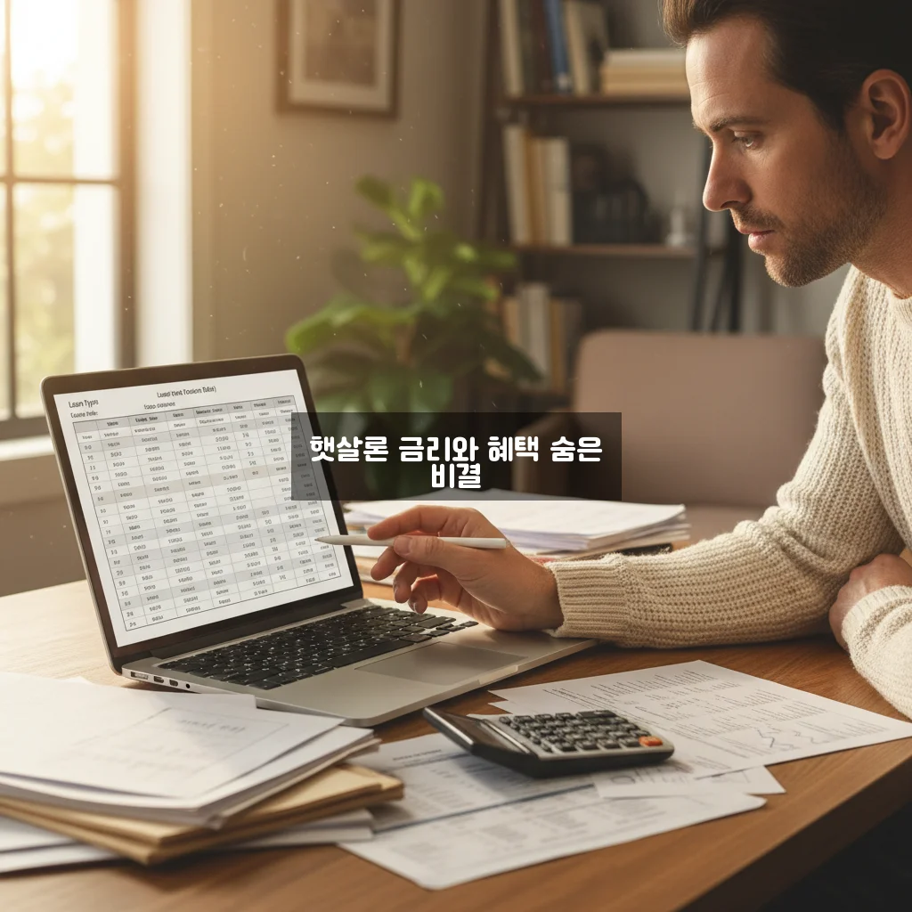 온라인 햇살론 금리 비교 및 우대 금리 받는 법 관련 이미지 1