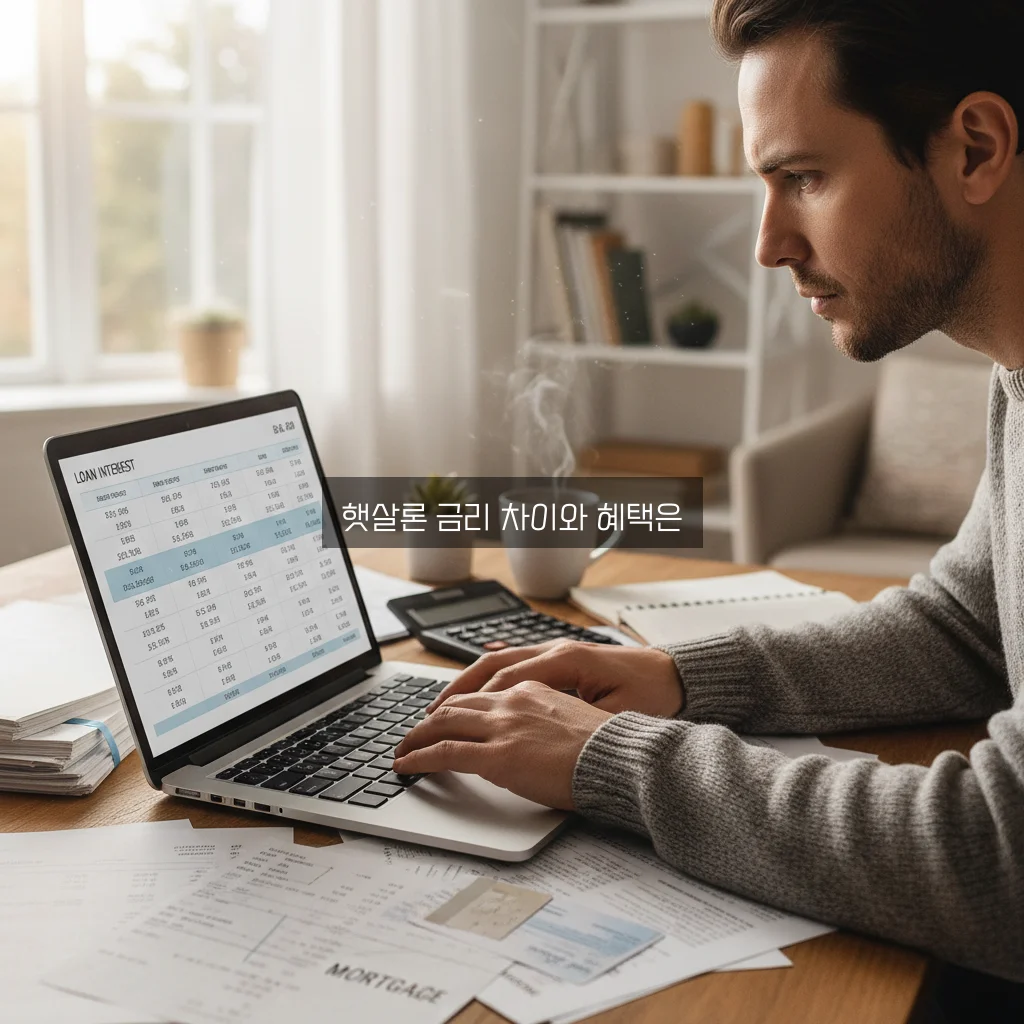 온라인 햇살론 금리 비교 및 우대 금리 받는 법 관련 이미지 3