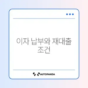 소액생계비대출 이자 성실 납부 혜택 및 재대출
