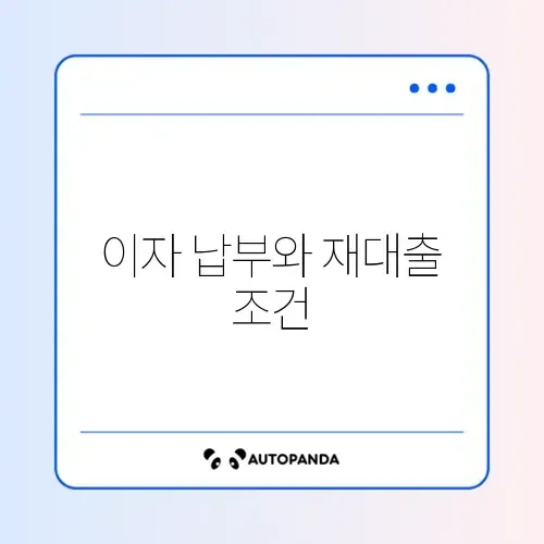 소액생계비대출 이자 성실 납부 혜택 및 재대출