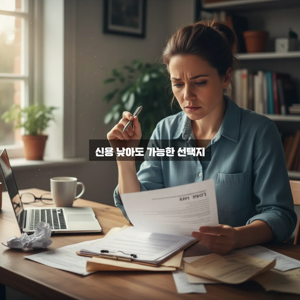 최저신용자 특례보증 부결 시 대안 상품 관련 이미지 1