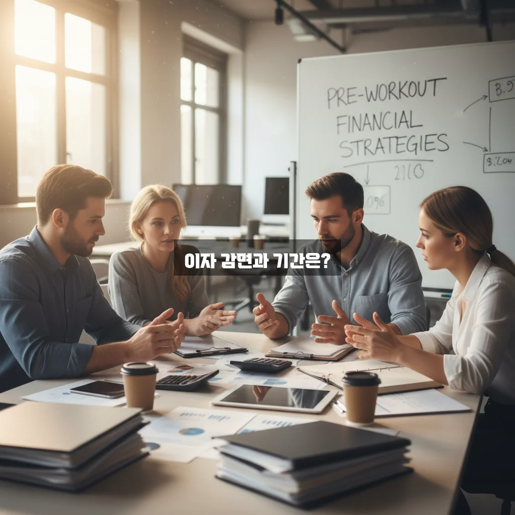 프리워크아웃 이자 감면율 및 상환 기간 관련 이미지 1