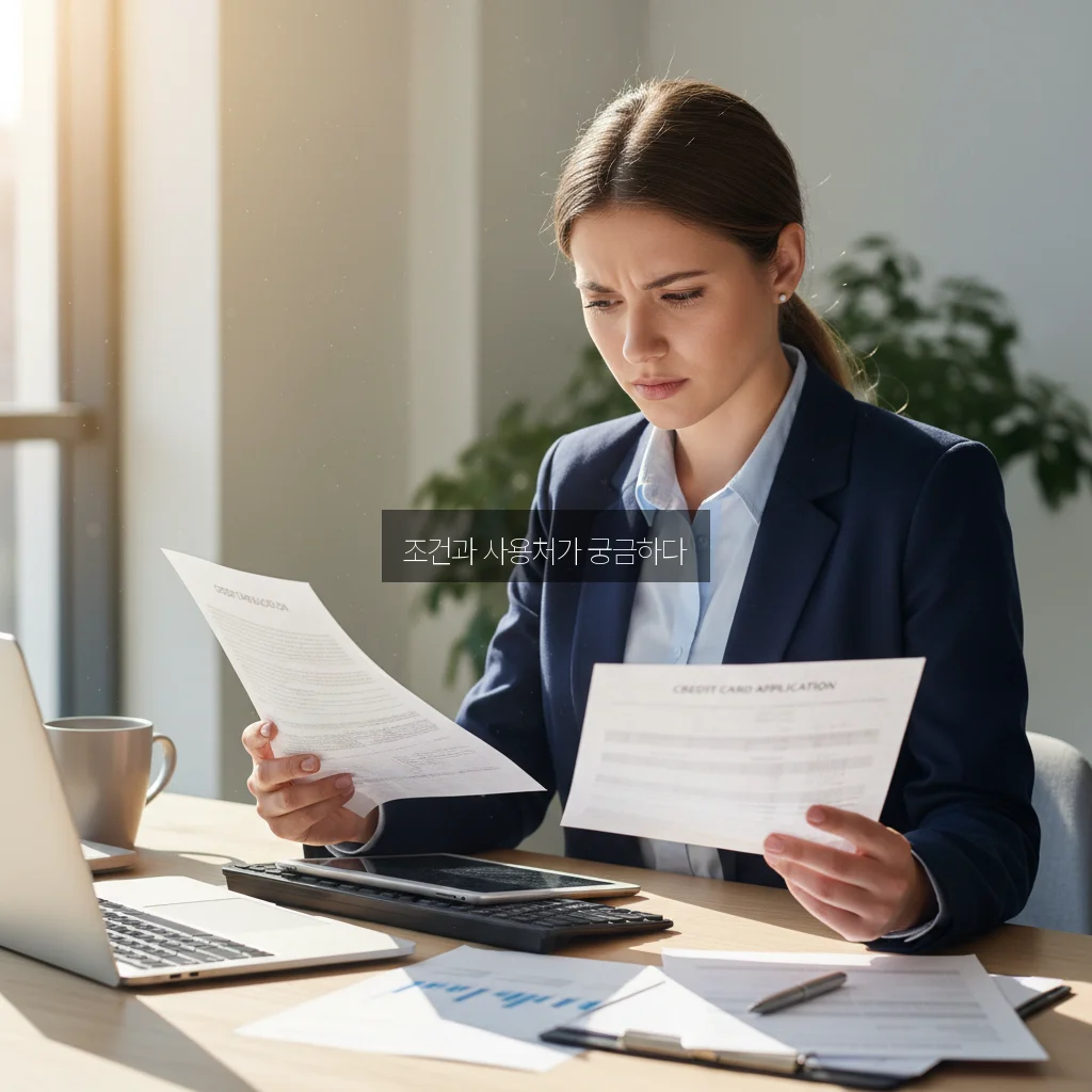 햇살론 카드 발급 조건 및 사용처 제한 관련 이미지 1
