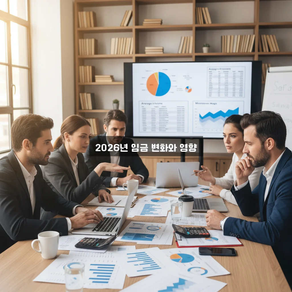 2026년 최저임금 결정 및 월급 실수령액 계산표 보기 관련 이미지 1