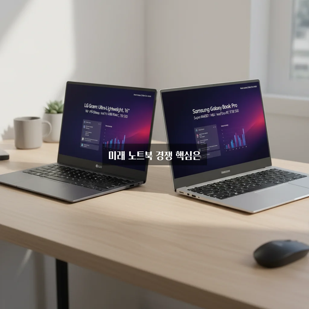 2026년형 LG 그램 vs 삼성 갤럭시북 프로 상세 스펙 비교 관련 이미지 3