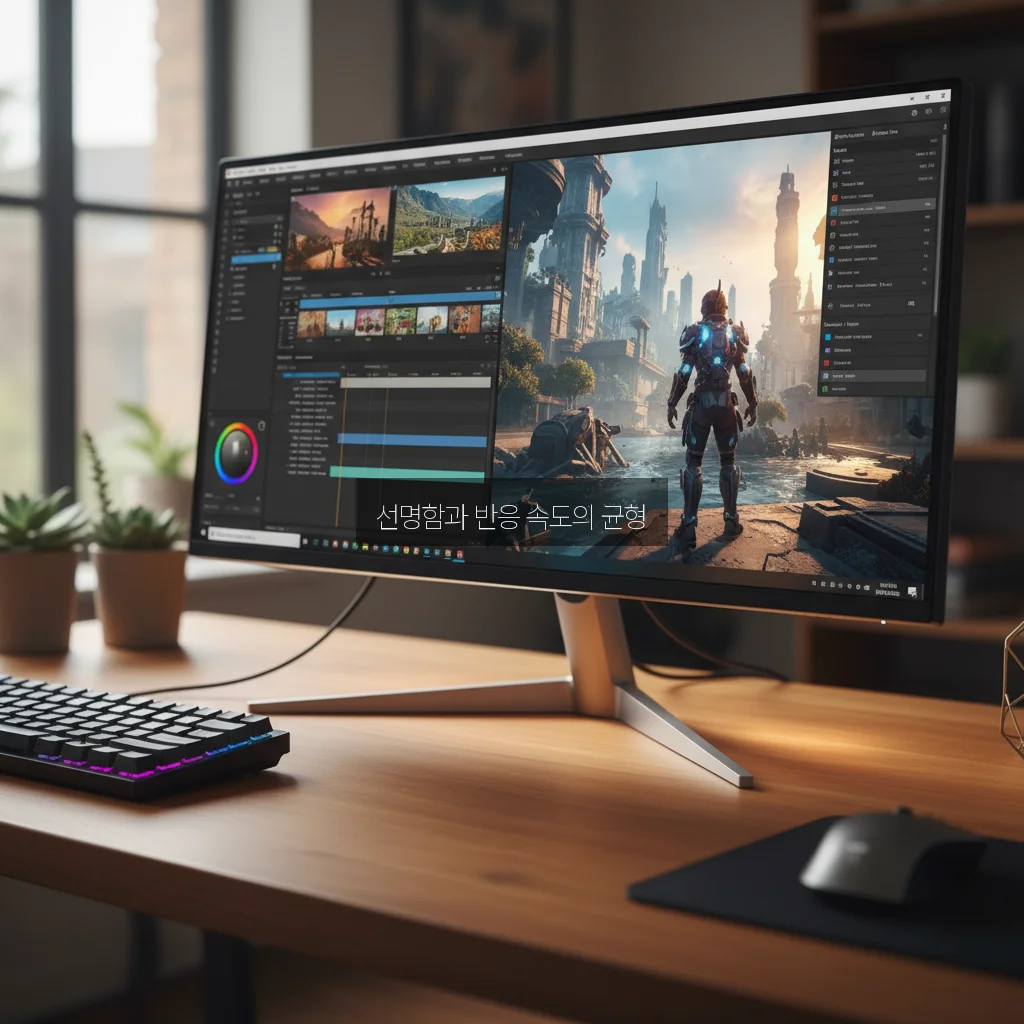4K 모니터 추천: 영상 편집 및 게이밍용 가성비 모델 관련 이미지 1