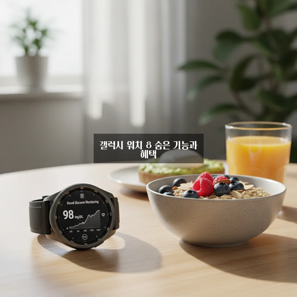 갤럭시 워치 8 혈당 측정 기능 탑재 여부와 사전예약 혜택 관련 이미지 3