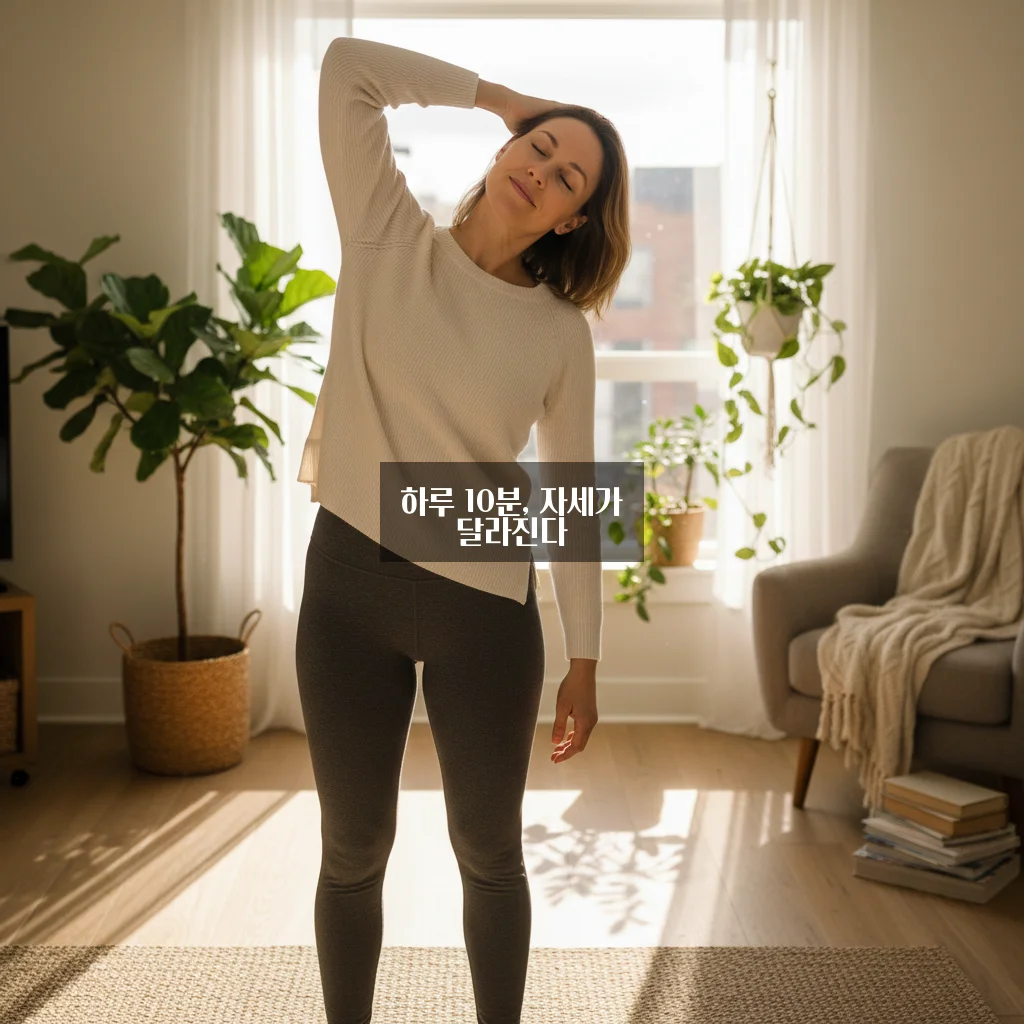 거북목 교정 스트레칭: 하루 10분으로 통증 없애는 법 관련 이미지 1