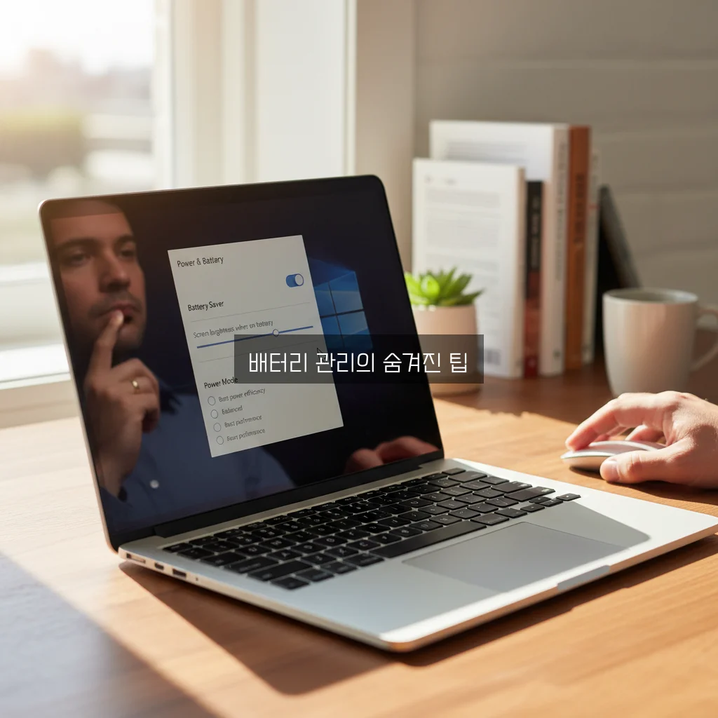 노트북 배터리 수명 늘리는 윈도우 설정 및 관리 방법 관련 이미지 2