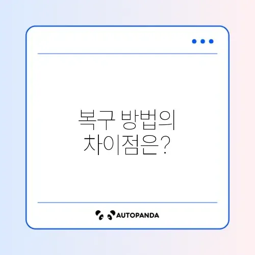 갤럭시 사진 복구 차이 완벽 가이드 알아보기