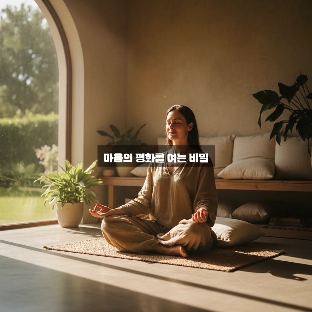 스트레스 해소법: 심리적 안정을 찾는 명상 가이드 관련 이미지 1