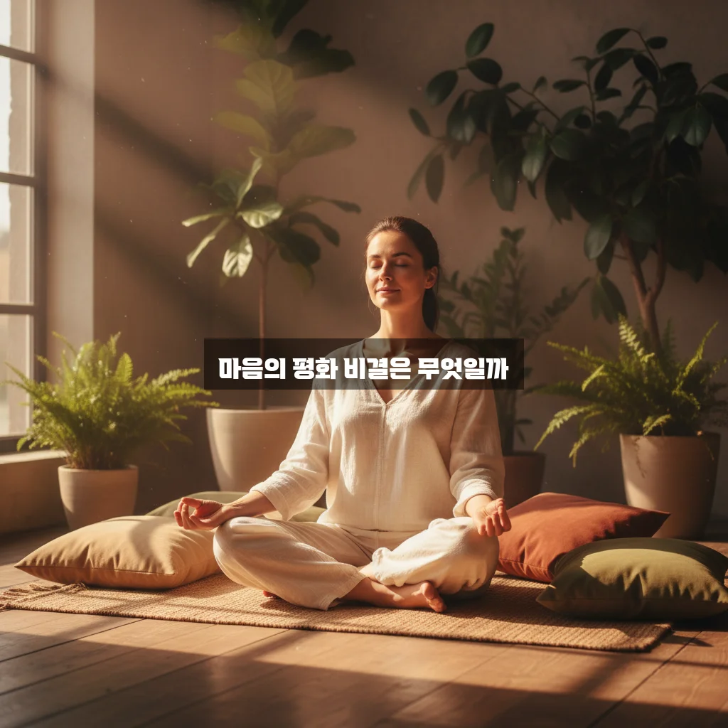 스트레스 해소법: 심리적 안정을 찾는 명상 가이드 관련 이미지 2