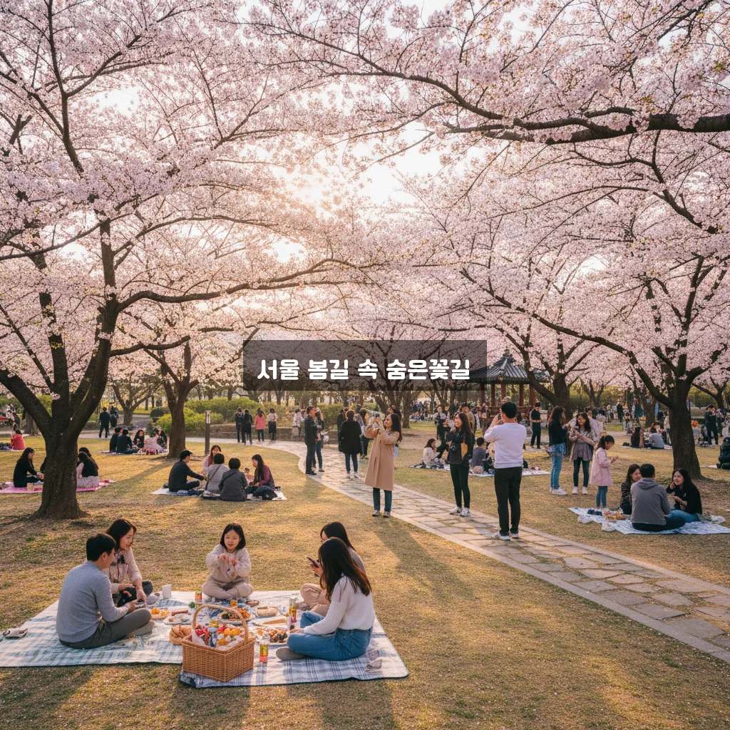 실시간 서울 벚꽃 개화 시기 및 숨은 명소 핫플레이스 관련 이미지 3
