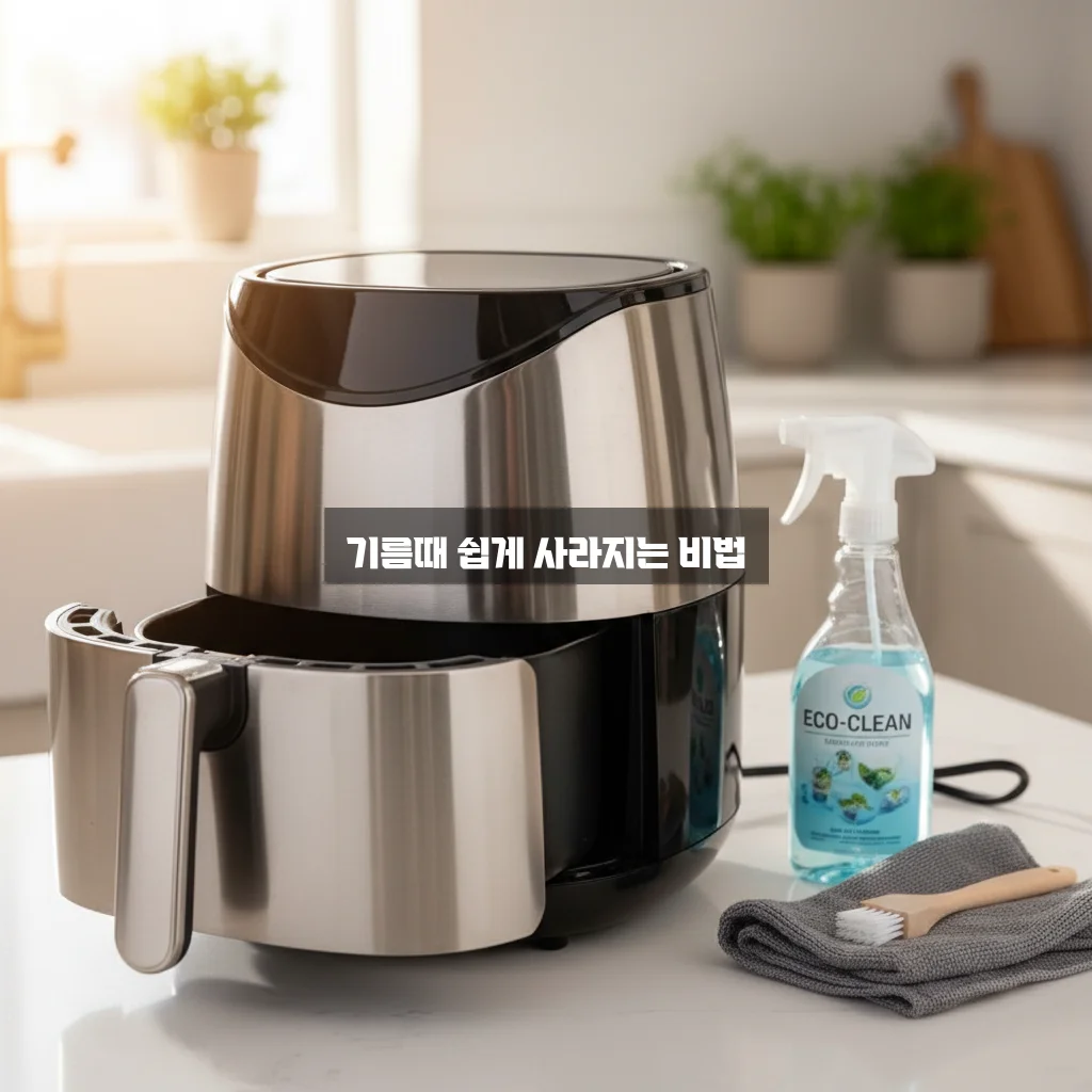 에어프라이어 청소 꿀팁: 기름때 완벽하게 제거하는 방법 관련 이미지 1