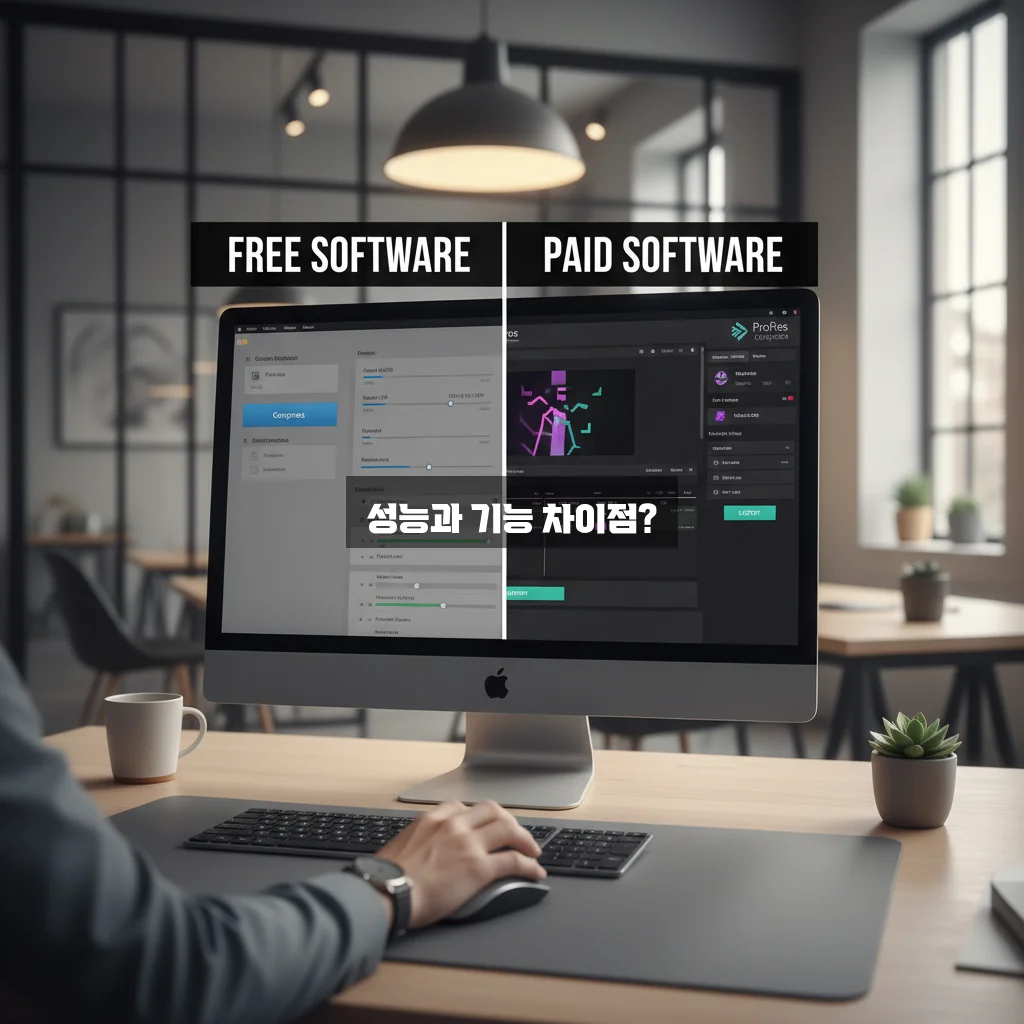 동영상 압축 프로그램 무료 vs 유료 비교 관련 이미지 1