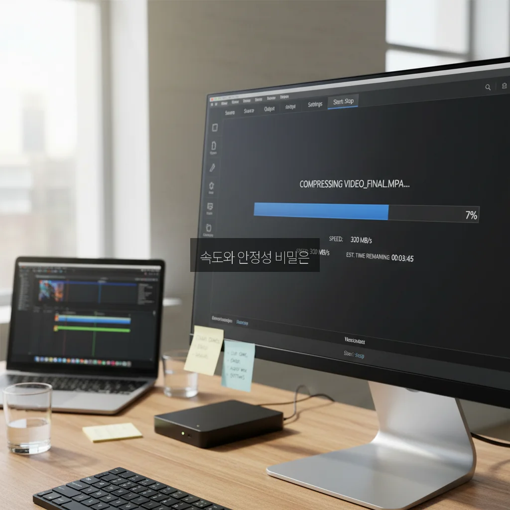 동영상 압축 프로그램 속도 안정성 괜찮나 관련 이미지 1