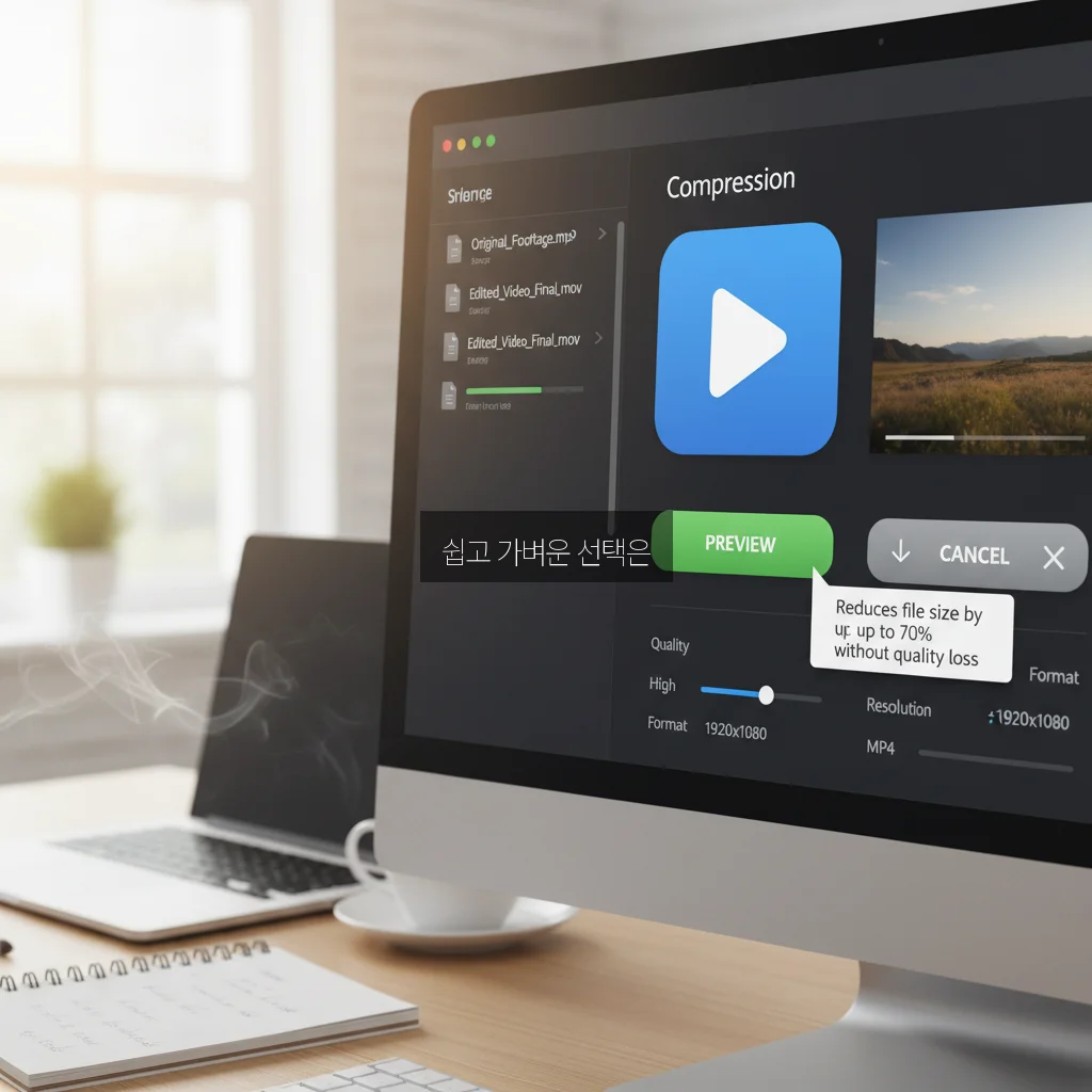 동영상 압축 프로그램 초보자용 추천 관련 이미지 1