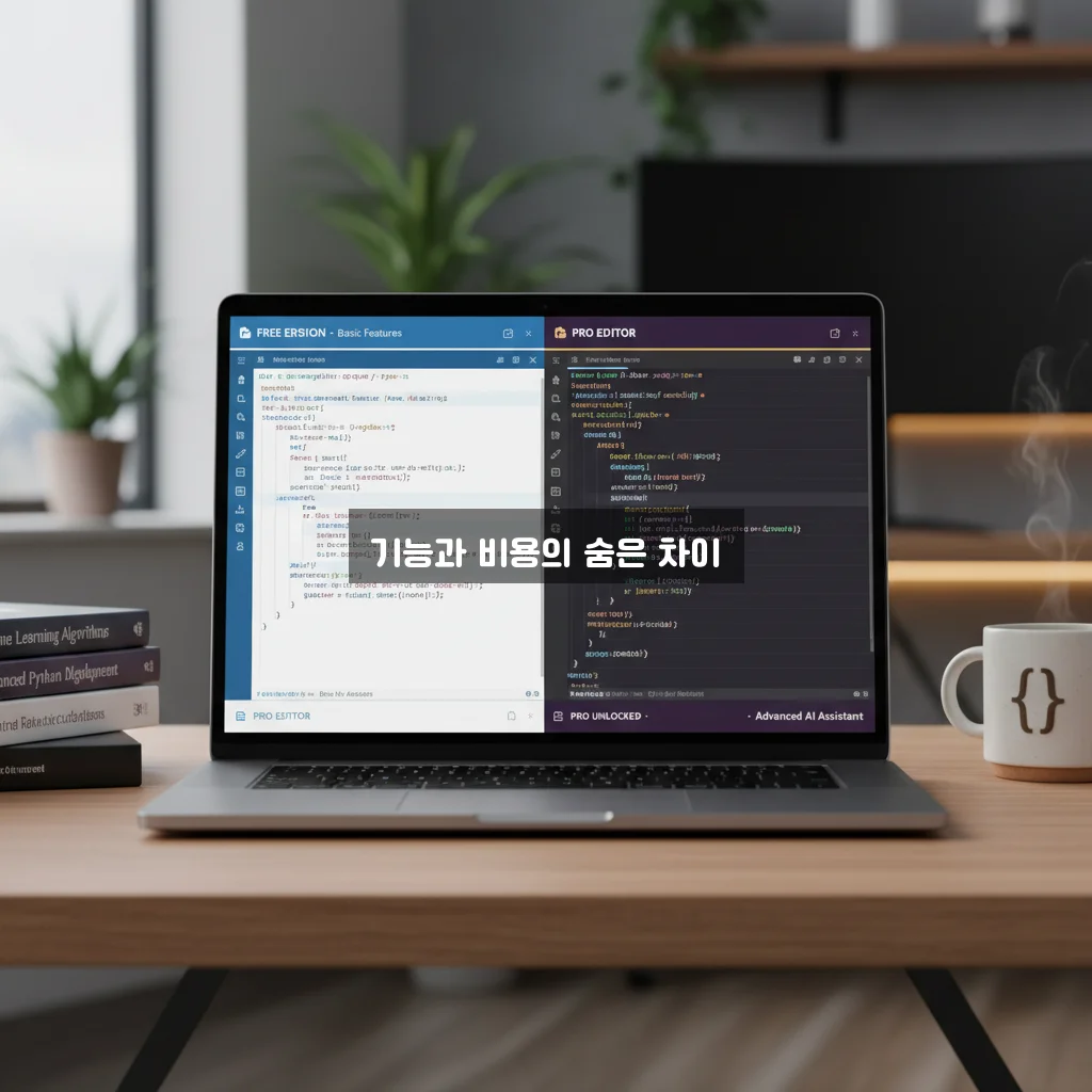코드 에디터 무료 vs 유료 비교 관련 이미지 3