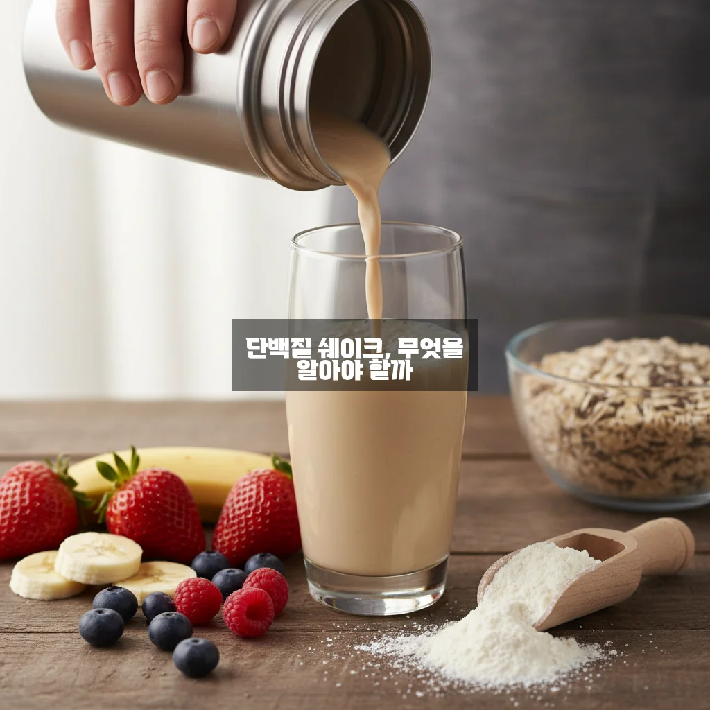 단백질 쉐이크 장단점 완벽 정리 가이드 관련 이미지 2
