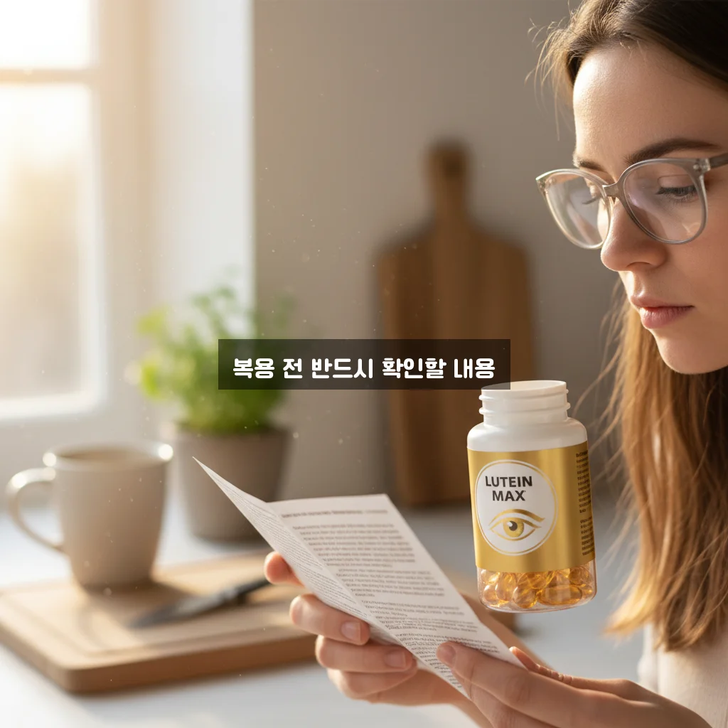 루테인 복용 시 꼭 알아야 할 주의점 완벽 정리 관련 이미지 1