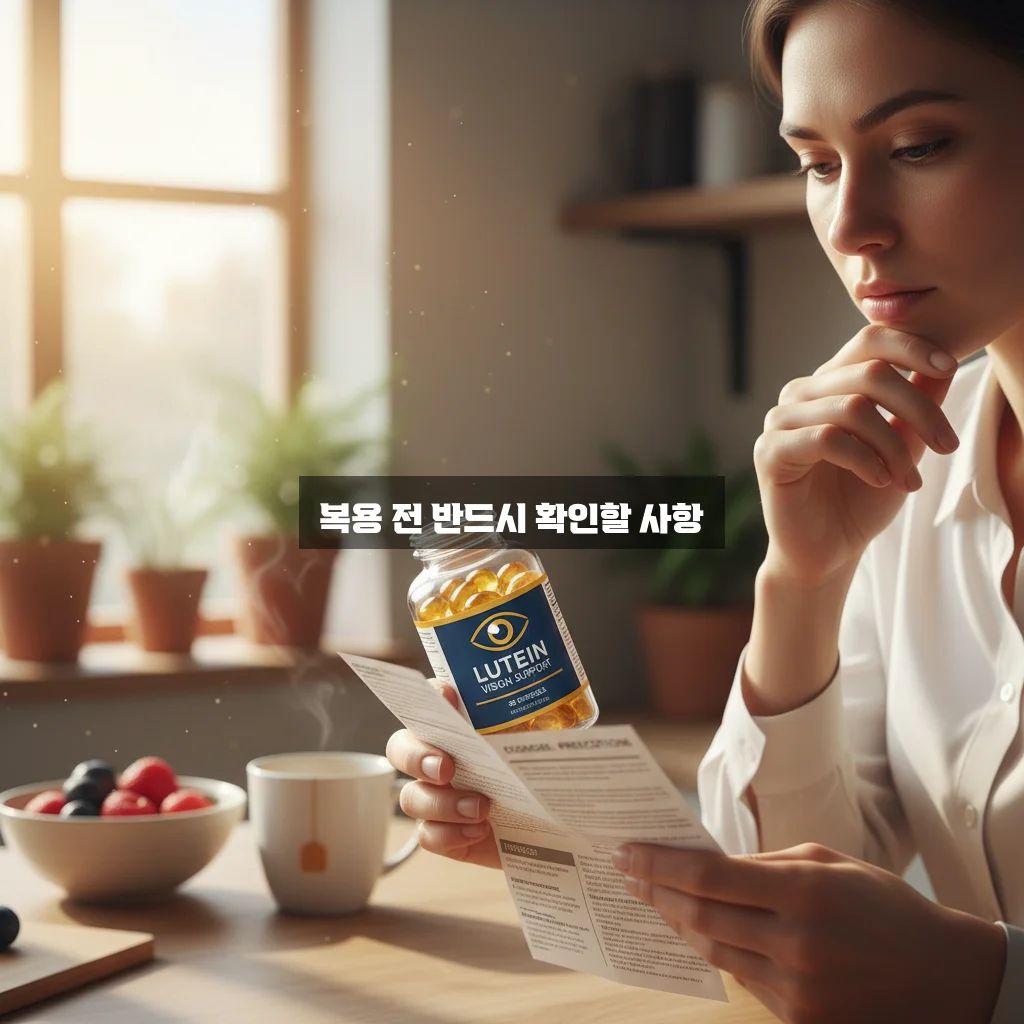 루테인 복용 시 꼭 알아야 할 주의점 완벽 정리 관련 이미지 2
