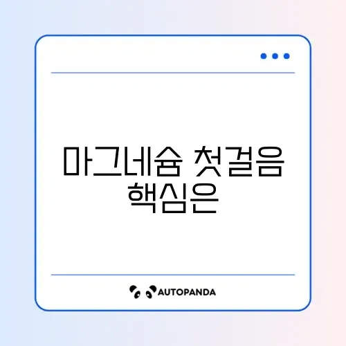 마그네슘 시작하는 방법 완벽 정리